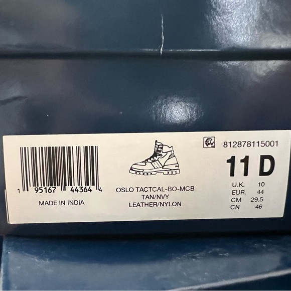 Polo Ralph Lauren Oslo Tactical Leather Boots New in Box - Picture 16 of 16